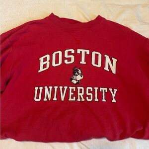 Vintage Boston University Red Sweatshirt